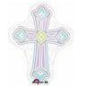 Anagram - Ballon Mylar Supershape - Croix Pastel - Party Shop