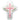 Anagram - Ballon Mylar Supershape - Croix Rose Avec Feuillage - Party Shop