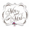 Anagram - Ballon Mylar Supershape - Éclatants Mr & Mrs - Party Shop
