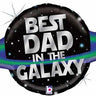 Betallic - Ballon Mylar Supershape - Fête Des Pères (Best Dad In The Galaxy) - Party Shop