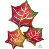 Anagram - Ballon Mylar Supershape - Feuilles D'Automne - Party Shop