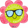 Anagram - Ballon Mylar Supershape - Fleur Avec Lunette - Party Shop