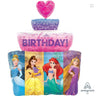 Anagram - Ballon Mylar Supershape - Happy Birthday Princesse Disney - Party Shop
