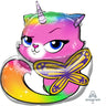 Qualatex - Ballon Mylar Supershape - Kitty Licorne - Party Shop