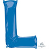 Anagram - Ballon Mylar Supershape - Letter L Bleu - Party Shop