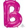 Anagram - Ballon Mylar Supershape - Lettre B Magenta - Party Shop