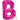 Anagram - Ballon Mylar Supershape - Lettre B Magenta - Party Shop