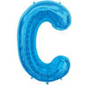 North Star Balloon - Ballon Mylar Supershape - Lettre C Bleu - Party Shop