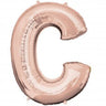 Anagram - Ballon Mylar Supershape - Lettre C - Rosegold - Party Shop