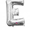 Anagram - Ballon Mylar Supershape - Lettre E Argent - Party Shop