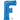 Anagram - Ballon Mylar Supershape - Lettre F Bleu - Party Shop