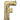 Anagram - Ballon Mylar Supershape Lettre F - Or Blanc - Party Shop