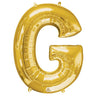 Anagram - Ballon Mylar Supershape - Lettre G Or - Party Shop
