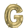 Anagram - Ballon Mylar Supershape Lettre G - Or Blanc - Party Shop