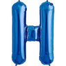 North Star Balloon - Ballon Mylar Supershape - Lettre H Bleu - Party Shop
