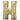 Anagram - Ballon Mylar Supershape Lettre H - Or Blanc - Party Shop