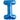 North Star Balloon - Ballon Mylar Supershape - Lettre I Bleu - Party Shop