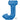 Anagram - Ballon Mylar Supershape - Lettre J Bleu - Party Shop