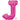 Anagram - Ballon Mylar Supershape - Lettre J Magenta - Party Shop