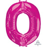 Anagram - Ballon Mylar Supershape - Lettre O Magenta - Party Shop