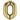 Anagram - Ballon Mylar Supershape Lettre O - Or Blanc - Party Shop