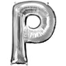 Anagram - Ballon Mylar Supershape - Lettre P - Argent - Party Shop
