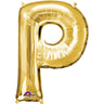 Anagram - Ballon Mylar Supershape - Lettre P - Or - Party Shop
