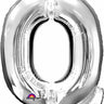 Anagram - Ballon Mylar Supershape - Lettre Q - Argent - Party Shop