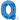 Anagram - Ballon Mylar Supershape - Lettre Q Bleu - Party Shop
