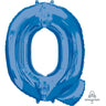 Anagram - Ballon Mylar Supershape - Lettre Q Bleu - Party Shop
