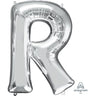 Anagram - Ballon Mylar Supershape - Lettre R Argent - Party Shop