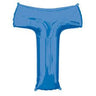 Anagram - Ballon Mylar Supershape - Lettre T Bleu - Party Shop