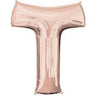Party Shop - Ballon Mylar Supershape - Lettre T Rosegold - Party Shop