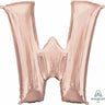 Anagram - Ballon Mylar Supershape - Lettre W - Rosegold - Party Shop