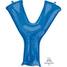Anagram - Ballon Mylar Supershape - Lettre Y Bleu - Party Shop