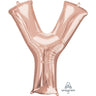 Anagram - Ballon Mylar Supershape - Lettre Y Rosegold - Party Shop