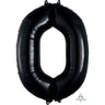 Anagram - Ballon Mylar Supershape - Nombre 0 Noir - Party Shop