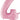 Betallic - Ballon Mylar Supershape - Nombre 4 Rose Pastel - Party Shop