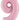 Betallic - Ballon Mylar Supershape - Nombre 9 Rose Pastel - Party Shop