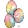 Anagram - Ballon Mylar Supershape - Oeufs De Pâques (Pastel) - Party Shop