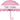 Anagram - Ballon Mylar Supershape - Parapluie Rose Best Wishes - Party Shop