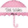Anagram - Ballon Mylar Supershape - Parapluie Rose Best Wishes - Party Shop