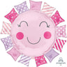 Anagram - Ballon Mylar Supershape - Soleil Rose - Party Shop