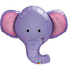 Qualatex - Ballon Mylar Supershape - Tete D'Éléphant - Party Shop