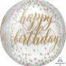 Anagram - Ballon Orbz - Happy Birthday - Party Shop