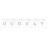 Creative Converting - Bannière À Fanion: Hooray - Iridescent - Party Shop