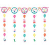 Amscan - Bannière Avec Décoration Suspendus - Peppa Pig - Party Shop