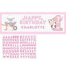 Creative Converting - Bannière De Fête Géante Avec Autocollants - Fête À La Ferme Fille - Party Shop