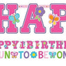 Amscan - Bannière De Lettres Jumbo - 1Er Anniversaire Rose - Party Shop