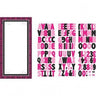 Amscan - Banniere De Porte Personnalisable Rose Et Noir - Party Shop